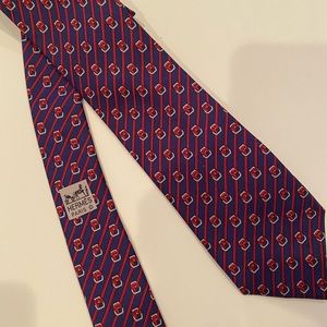 Hermès Silk Pattern Tie